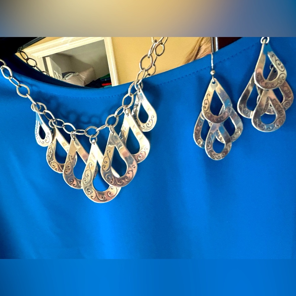 Brighton statement necklace and earrings